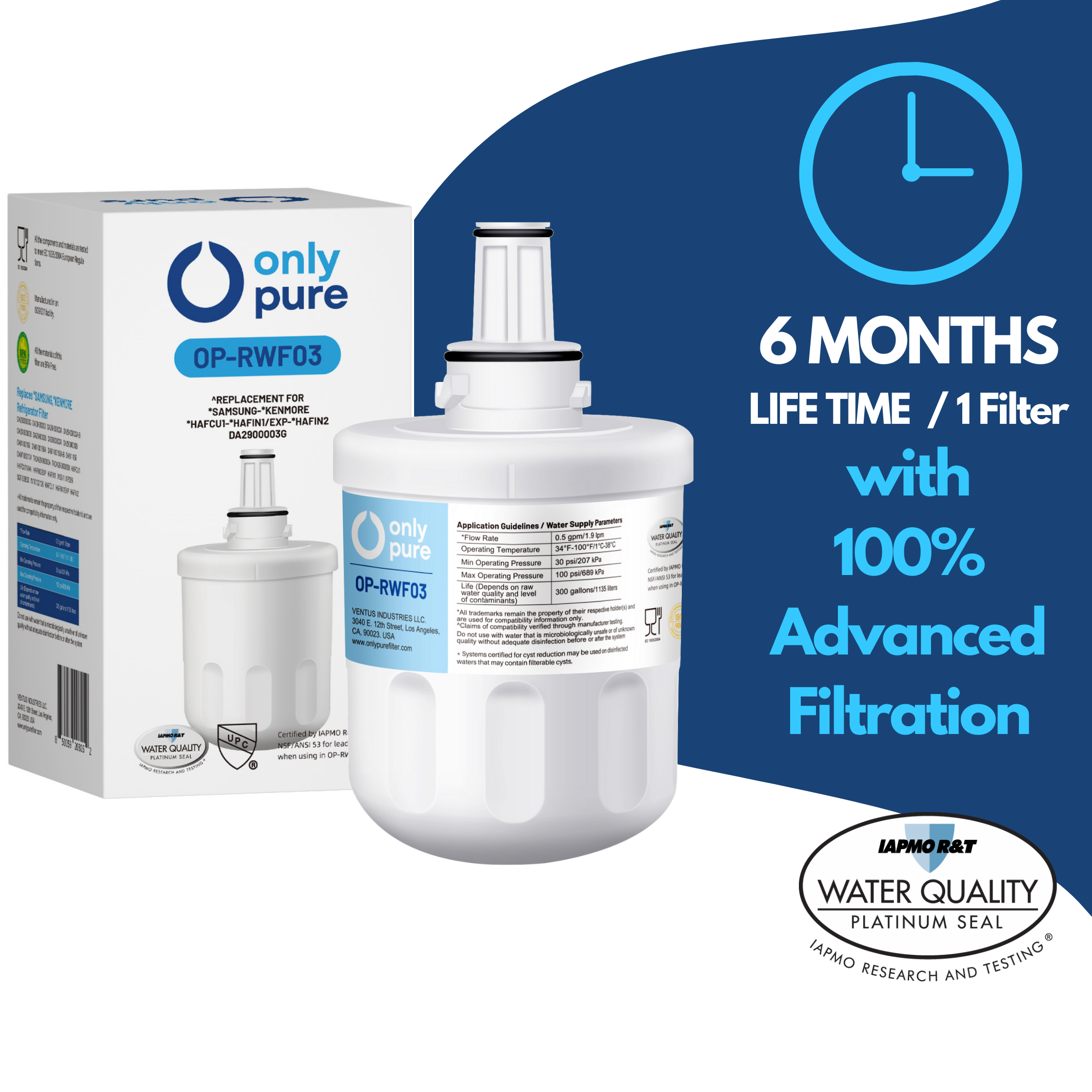 OP-RWF03 - Refrigerator Water Filters